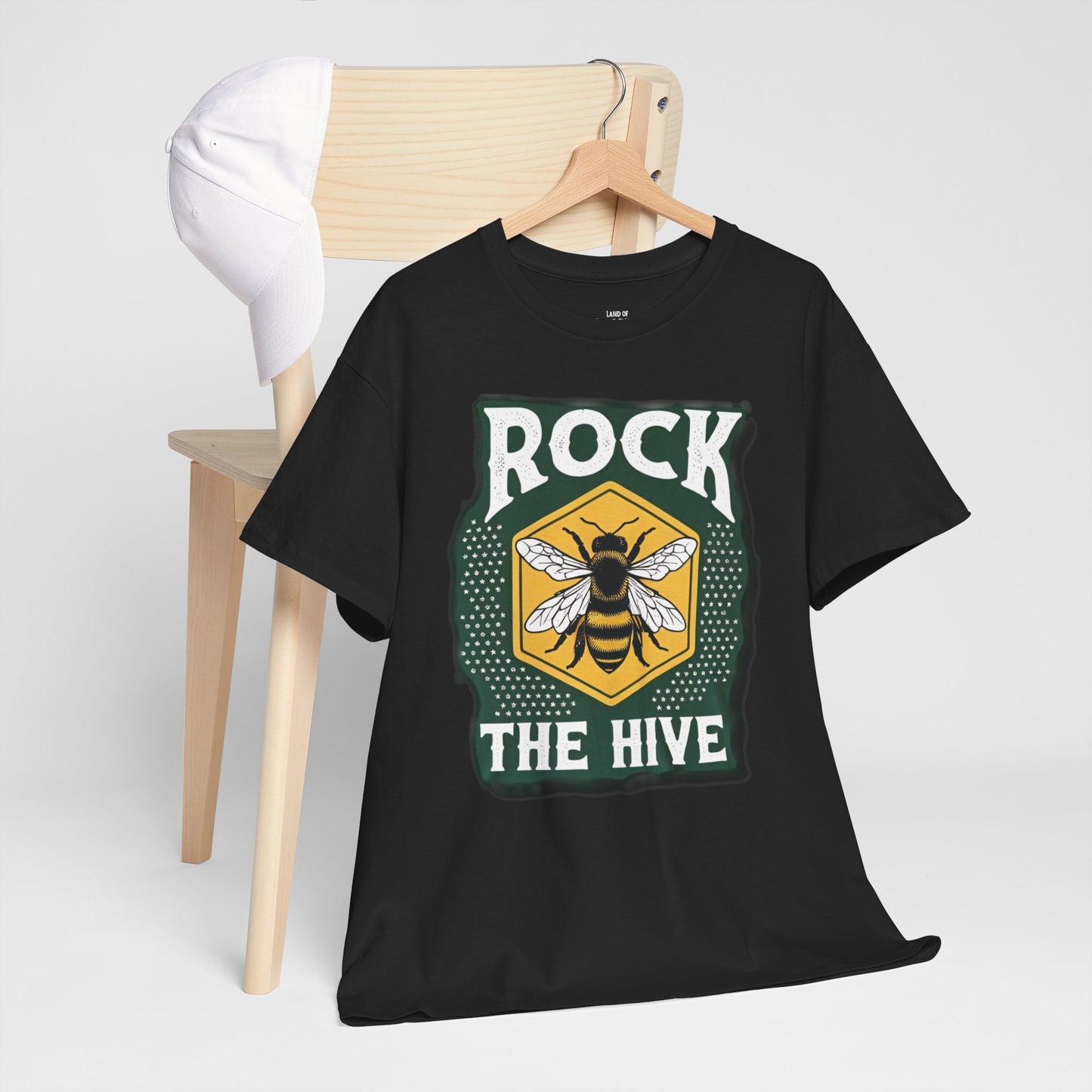 Rock the Hive Vintage Unisex Heavy Cotton Tee - Graphic T-Shirt