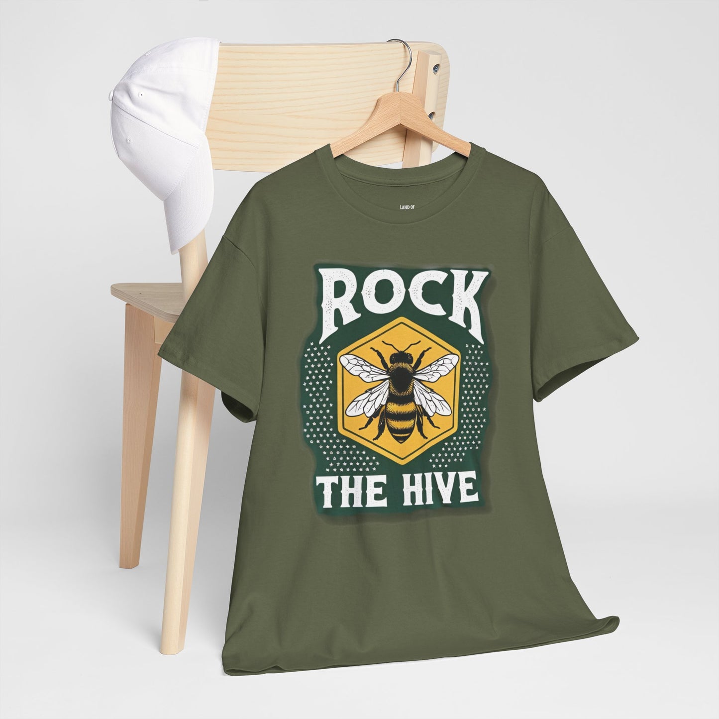 Rock the Hive Vintage Unisex Heavy Cotton Tee - Graphic T-Shirt