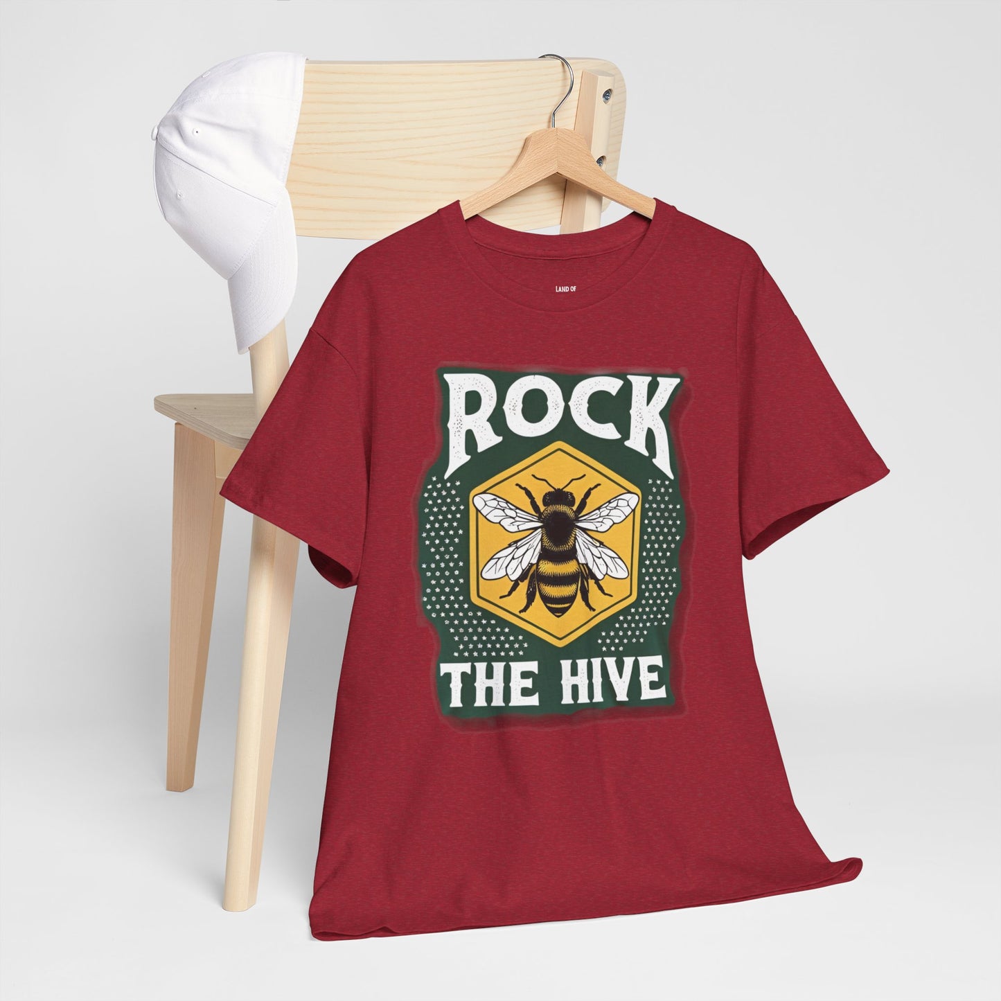 Rock the Hive Vintage Unisex Heavy Cotton Tee - Graphic T-Shirt
