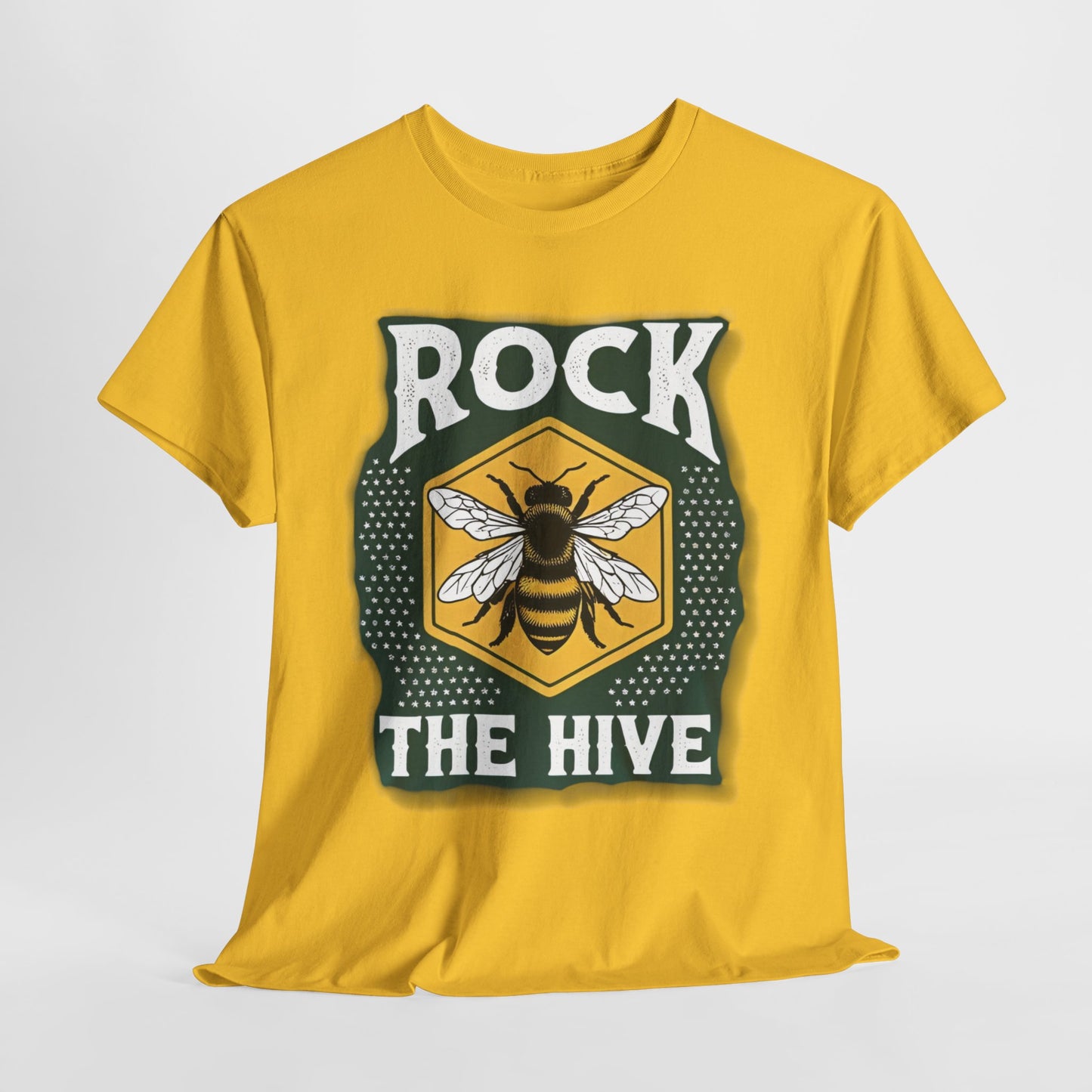Rock the Hive Vintage Unisex Heavy Cotton Tee - Graphic T-Shirt