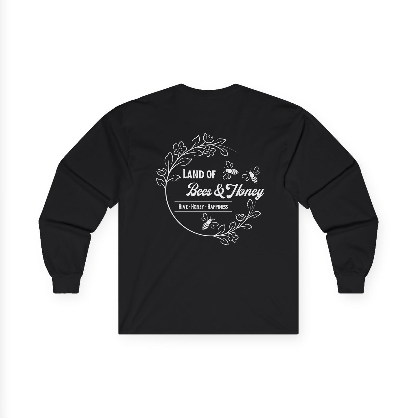 Peace Love Bees Long Sleeve Tee – Land of Bees & Honey