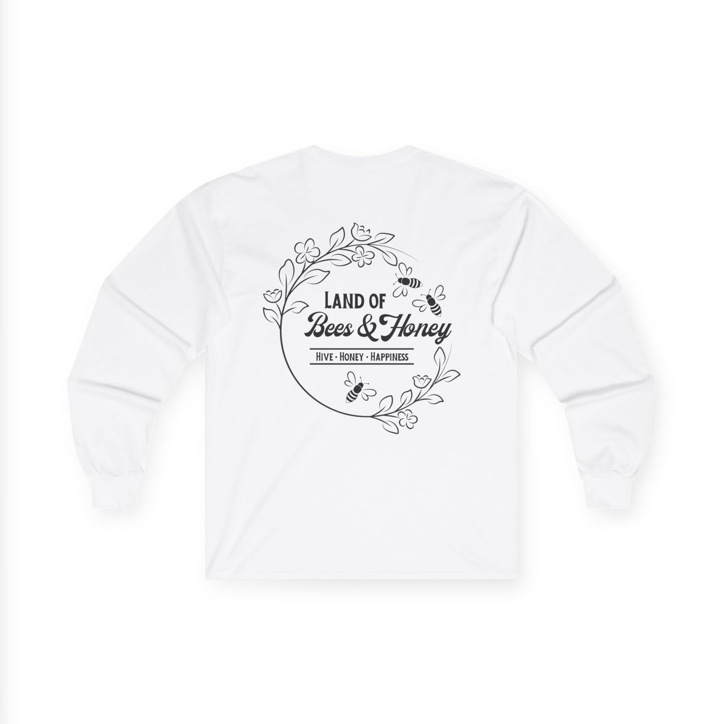 Peace Love Bees Long Sleeve Tee – Land of Bees & Honey