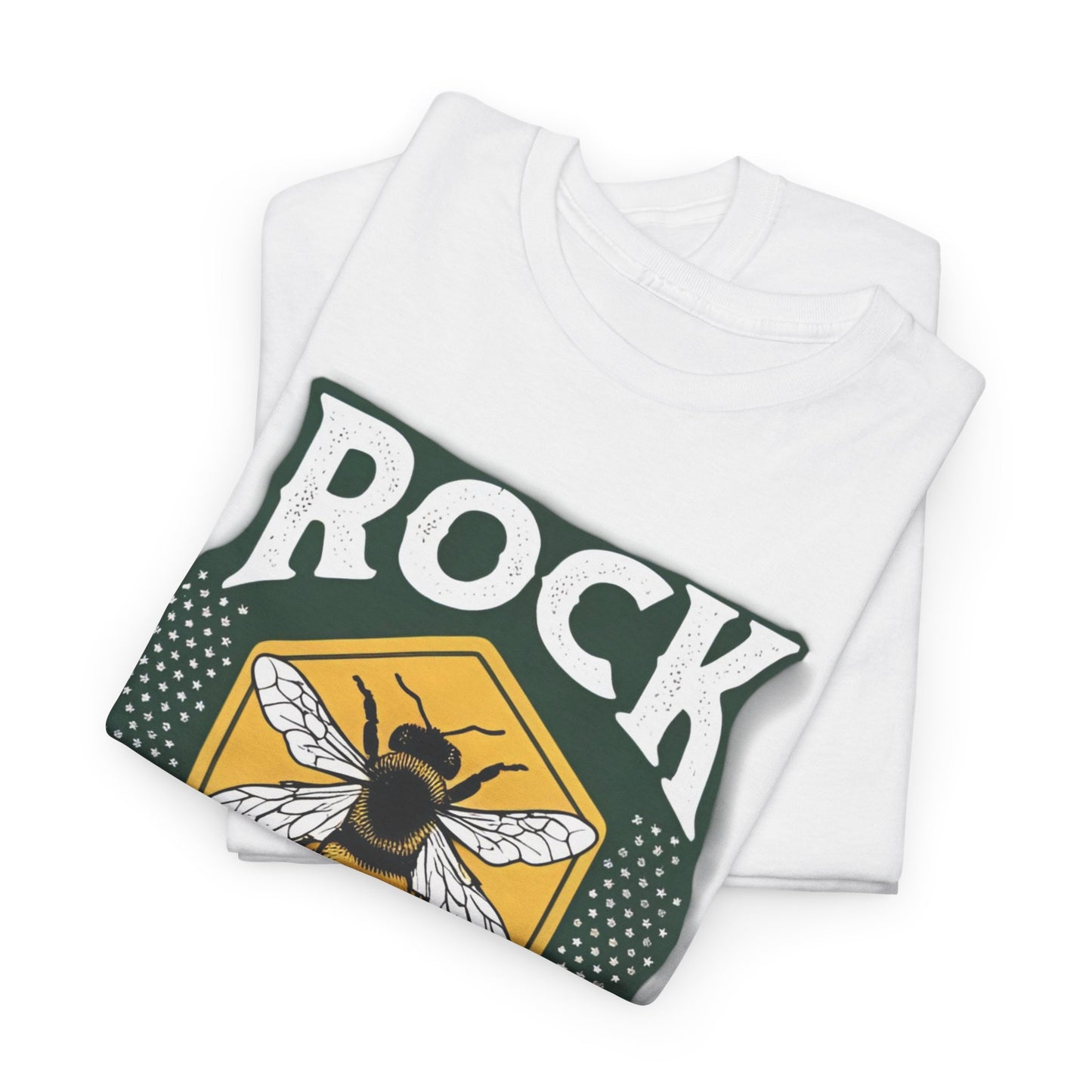 Rock the Hive Vintage Unisex Heavy Cotton Tee - Graphic T-Shirt