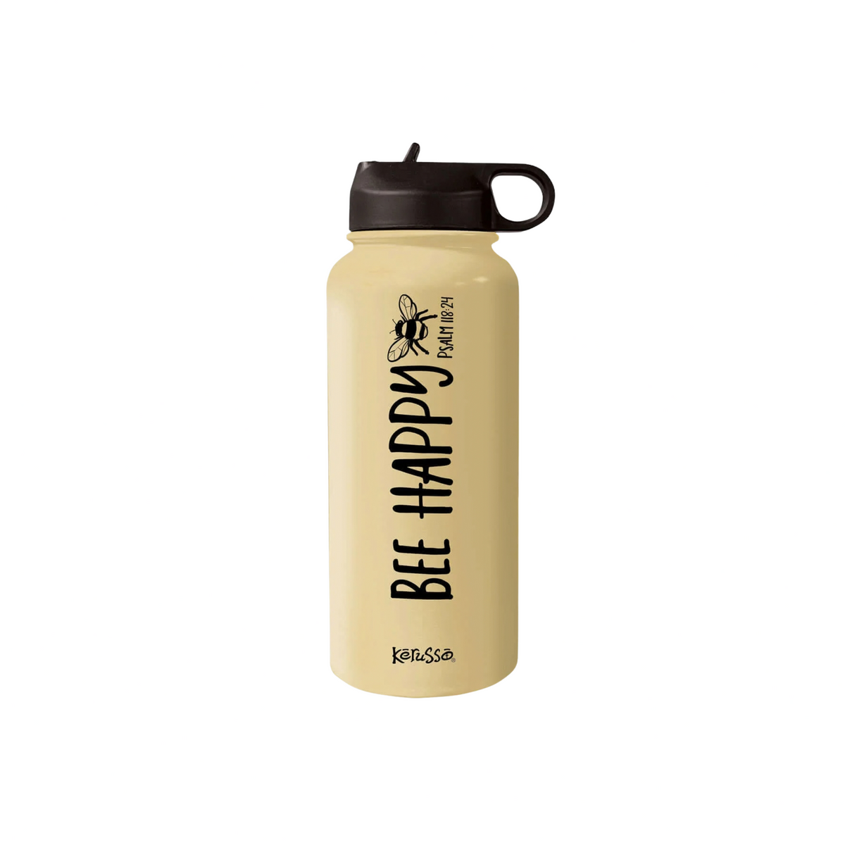 Bee Happy 32 oz Stainless Steel Bottle