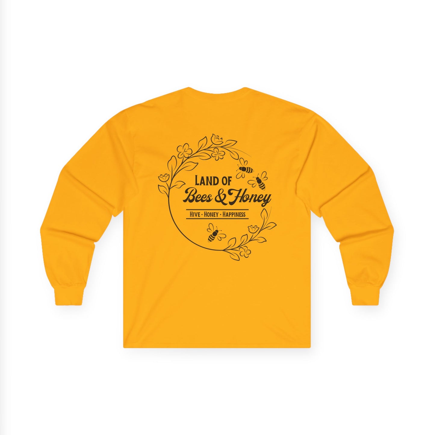 Peace Love Bees Long Sleeve Tee – Land of Bees & Honey