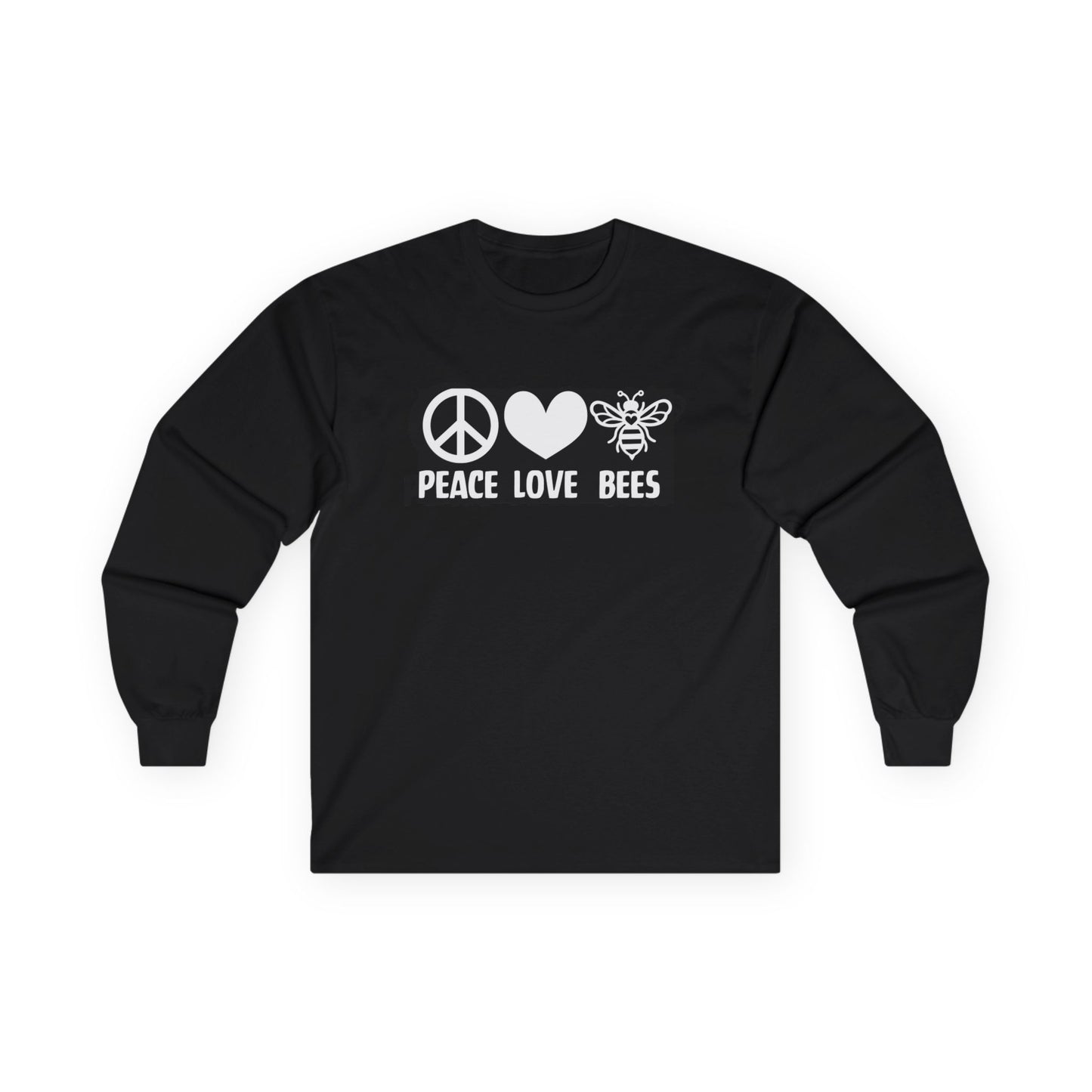 Peace Love Bees Long Sleeve Tee – Land of Bees & Honey