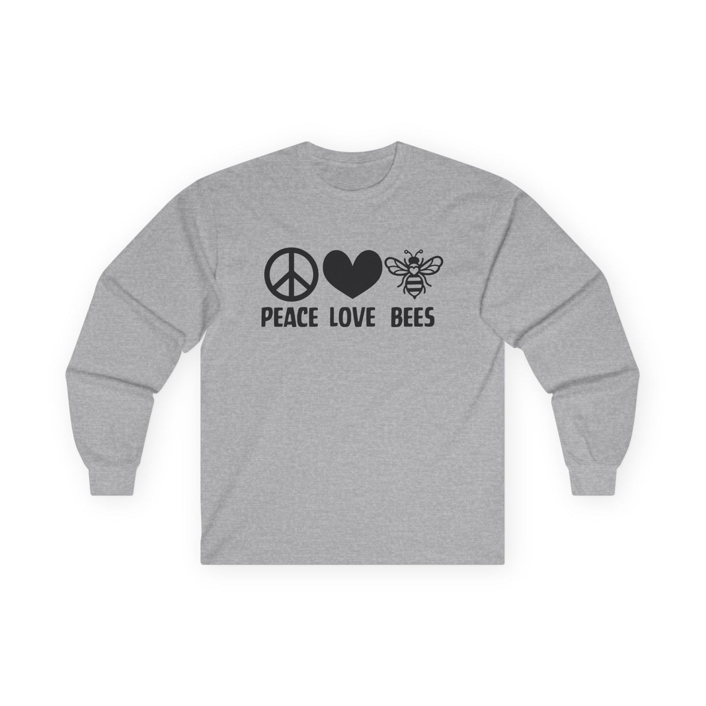 Peace Love Bees Long Sleeve Tee – Land of Bees & Honey