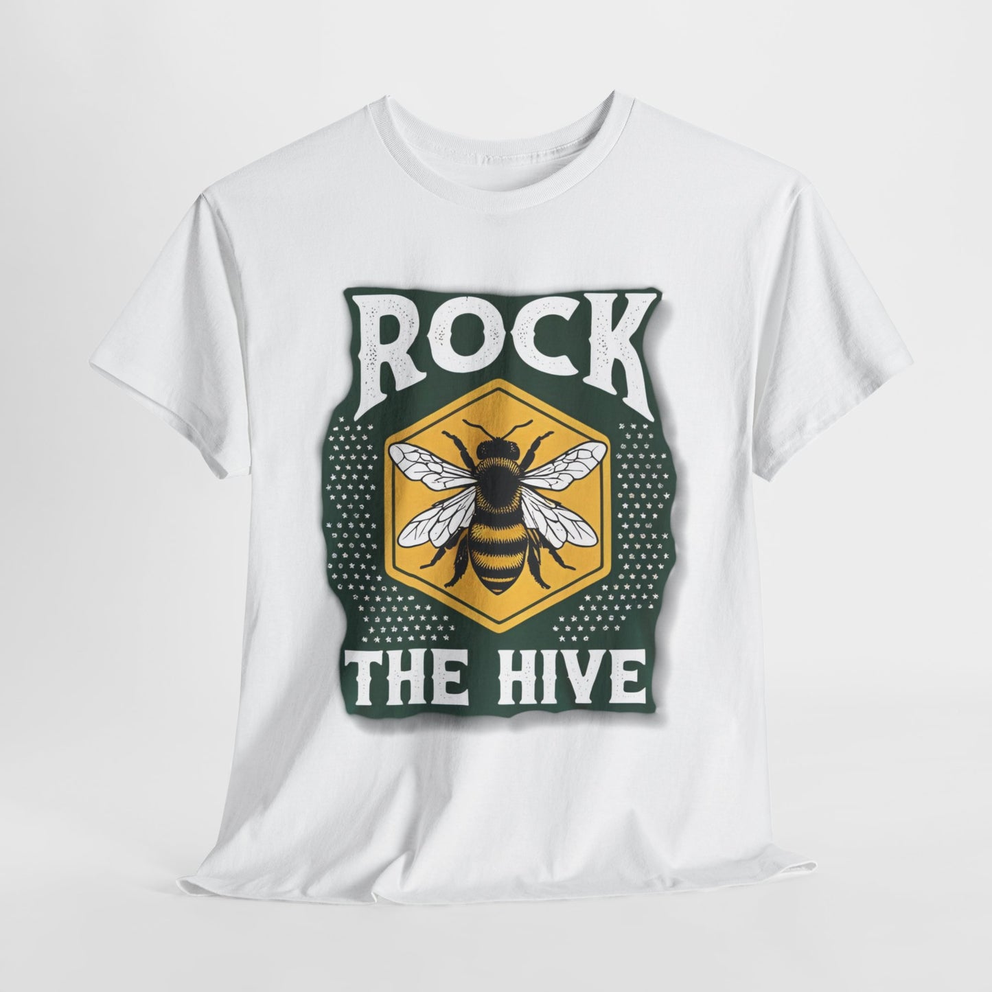 Rock the Hive Vintage Unisex Heavy Cotton Tee - Graphic T-Shirt
