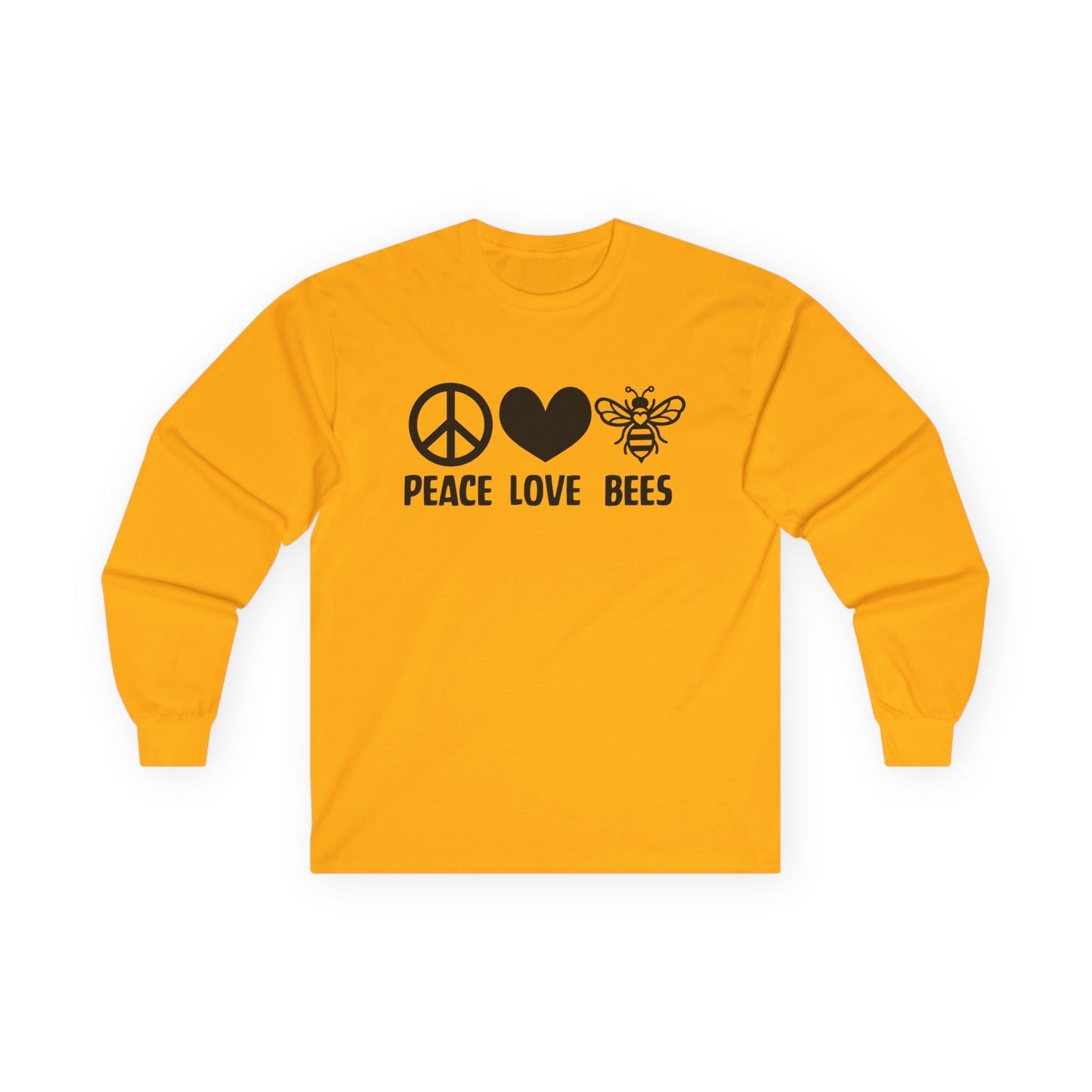 Peace Love Bees Long Sleeve Tee – Land of Bees & Honey