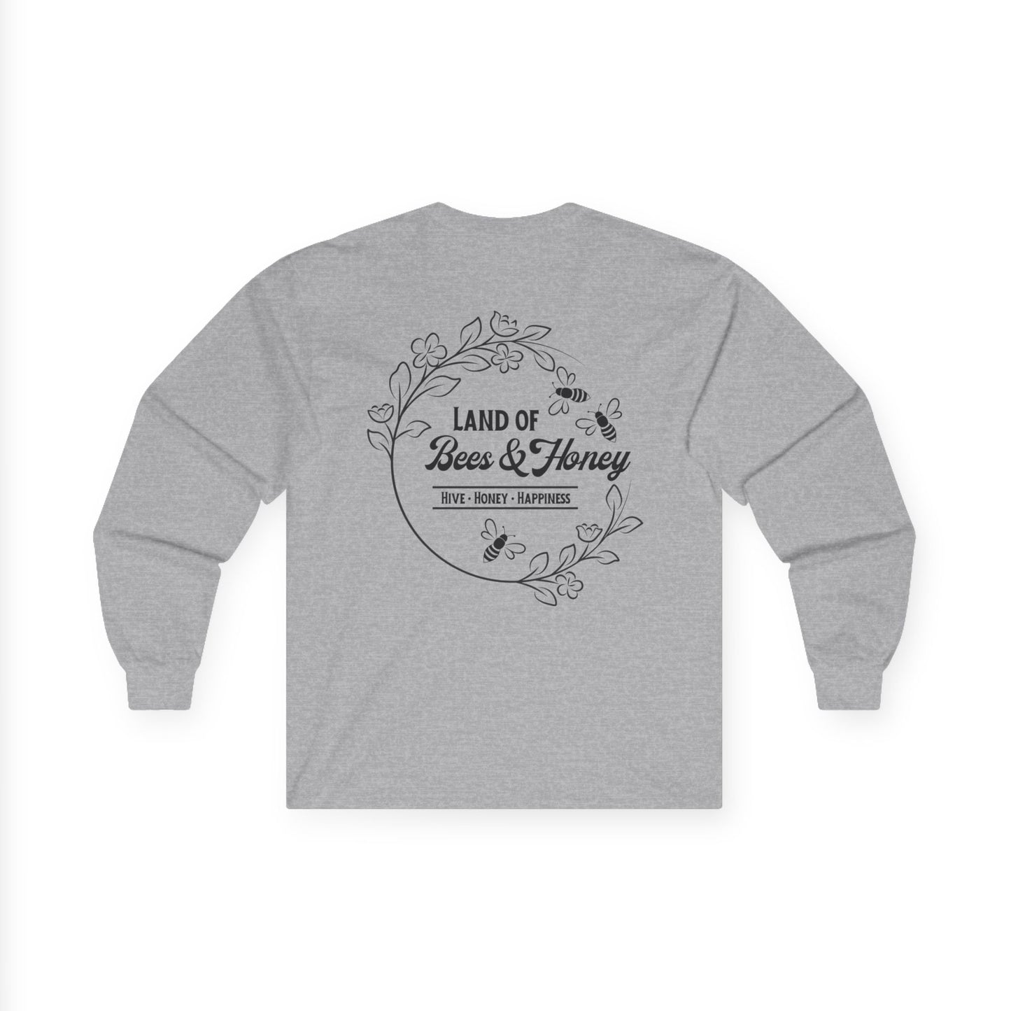 Peace Love Bees Long Sleeve Tee – Land of Bees & Honey