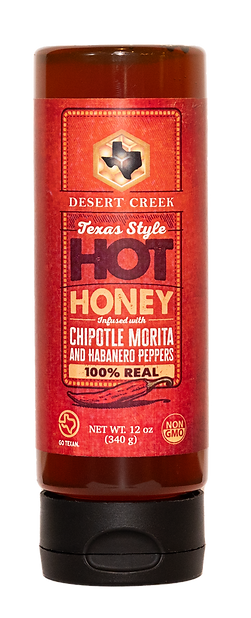 Hot Honey - 12 oz (Desert Creek Honey)